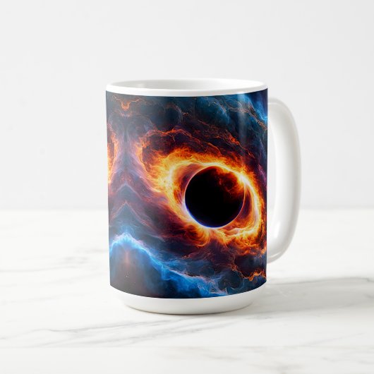 "Helionis" - Nebula und Galaxien Kaffeetasse (VorderseiteRechts)
