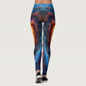 "Helionis" - Nebula und Galaxien Leggings (Rückseite)