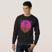 Helios Greece Statue Retro Vaporwave Ästhetischer Sweatshirt (Vorne ganz)