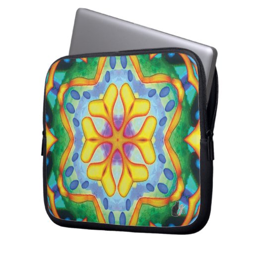 Helios Kaleidoscope Laptopschutzhülle (Vorderseite Links)