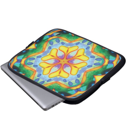 Helios Kaleidoscope Laptopschutzhülle (Vorne Knopf)