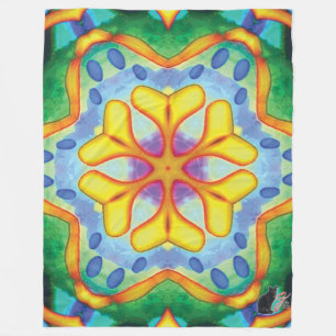 Helios Kaleidoskop-Flanelldecke Fleecedecke