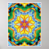 Helios Kinetic Collage Kaleidoscope Poster (Vorne)
