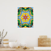 Helios Kinetic Collage Kaleidoscope Poster (Küche)
