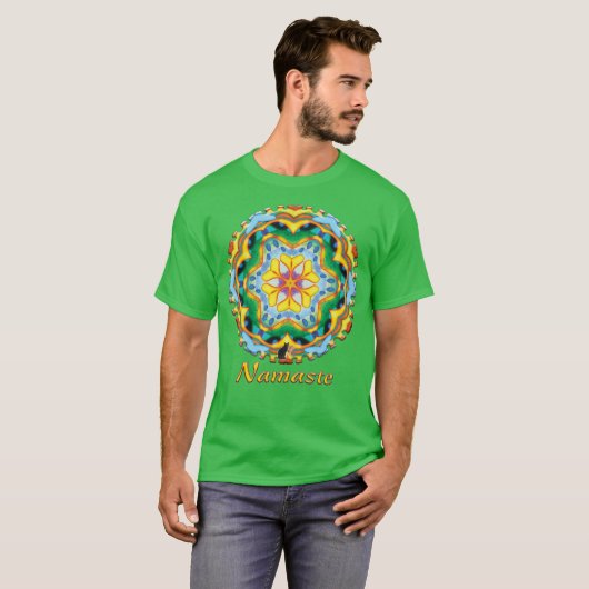 Helios Namaste Kaleidoskop T - Shirt (Vorne ganz)