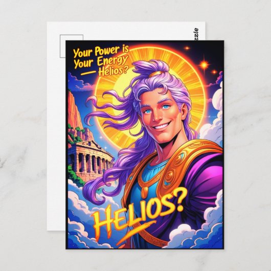 Helios Postkarte (Vorne/Hinten)