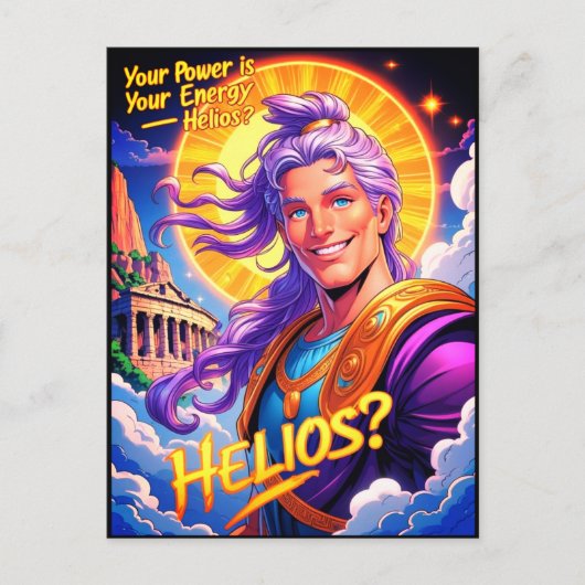 Helios Postkarte (Vorderseite)