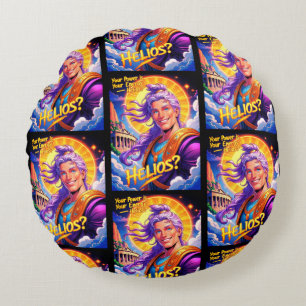 Helios. Rundes Kissen