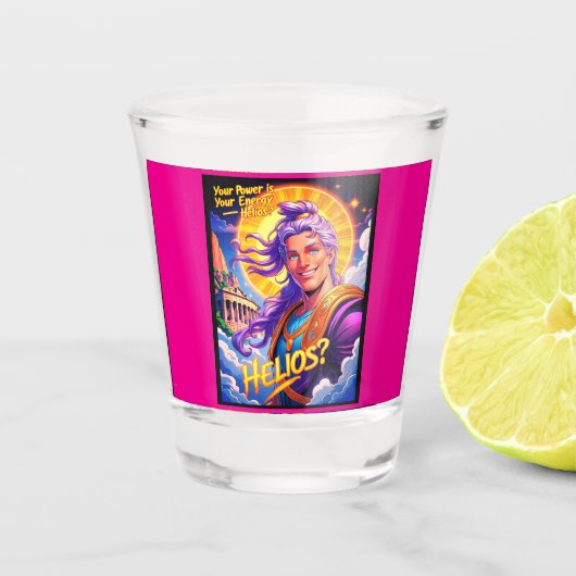 Helios. Schnapsglas (Vorderseite)