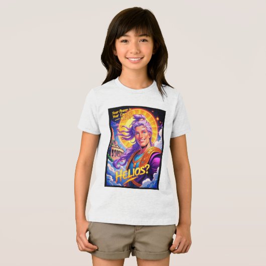 Helios. T-Shirt Tri-Blend Shirt (Vorderseite Voll)