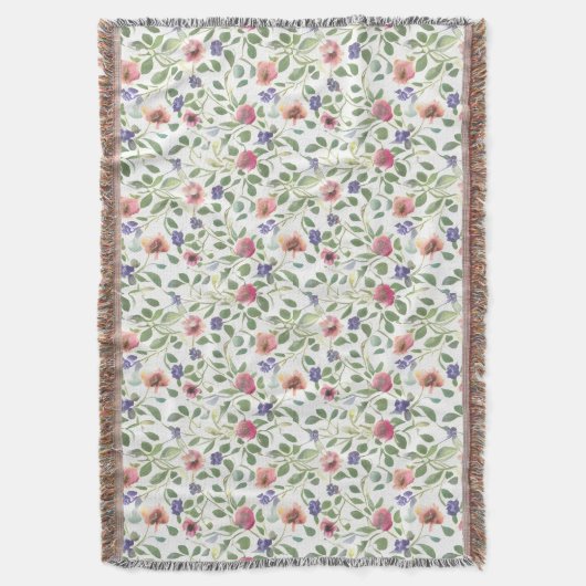 Heliotrope Blume des Blumenmusters Decke (Vorderseite Vertikal)