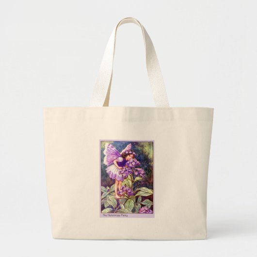 Heliotrope Fairy Jumbo Stoffbeutel (Vorne)