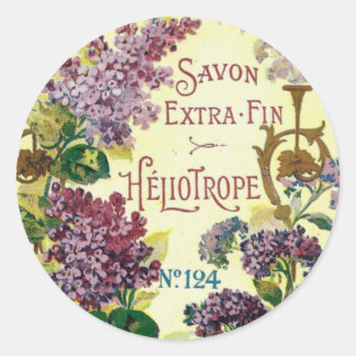 Heliotrope Savon Aufkleber