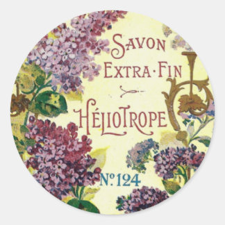 Heliotrope Savon Aufkleber