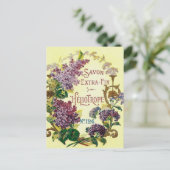 Heliotrope Savon Postcard Postkarte (Stehend Vorderseite)