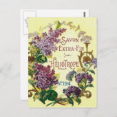 Heliotrope Savon Postcard Postkarte (Vorne/Hinten)