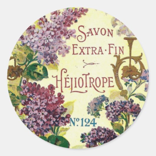 Heliotrope Savon Stickers (Vorderseite)