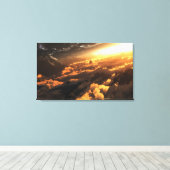 Heliozentrisch (Tag) Leinwanddruck (Insitu (Holzboden))