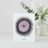 Heliozoa Mikrobiologie Geek Digitale Kunst Postkarte (Stehend Vorderseite)