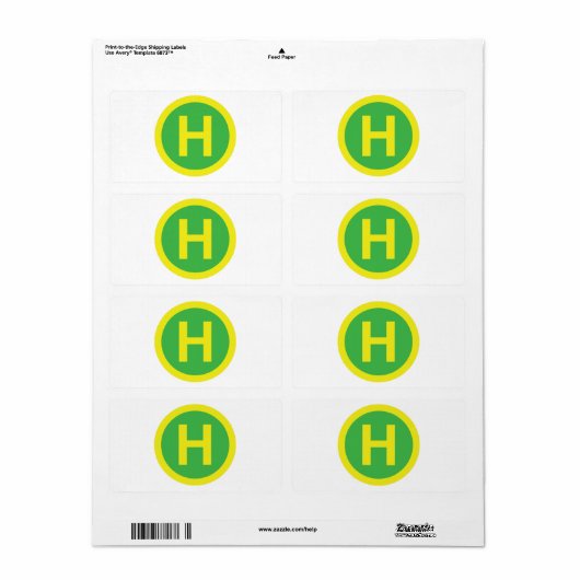 Helipad Sign (Vorne)