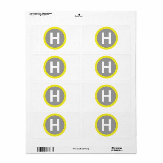 Helipad Sign (Vorne)