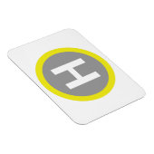 Helipad Sign Magnet (Rechte Seite)