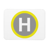Helipad Sign Magnet (Horizontal)