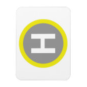 Helipad Sign Magnet (Vertikal)
