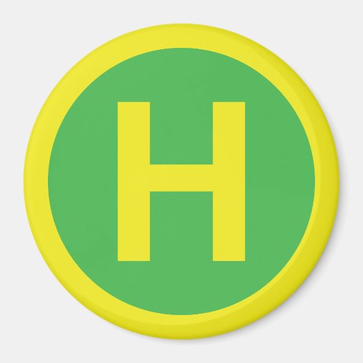 Helipad Sign Magnet (Vorne)