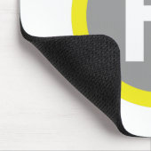 Helipad Sign Mousepad (Ecke)