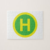 Helipad Sign Puzzle (Horizontal)