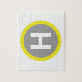 Helipad Sign Puzzle (Vertikal)