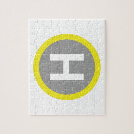 Helipad Sign Puzzle (Vertikal)