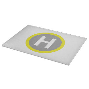 Helipad Sign Schneidebrett