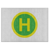Helipad Sign Schneidebrett (Vorderseite)