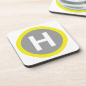Helipad Sign Untersetzer (Linke Seite)