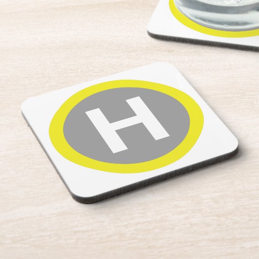 Helipad Sign Untersetzer (Linke Seite)