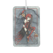 Heliquin - Dark Jester Gothic Illustration Autolufterfrischer (Vorderseite)