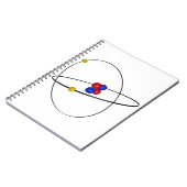 Helium Atom Notizblock (Linke Seite)