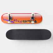 Helium Drehe Orange Skateboard (Horizontal)