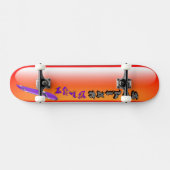 Helium Drehe Orange Skateboard (Horizontal)