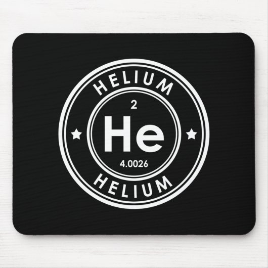 Helium Element Black Mouse Pad Mousepad (Vorne)