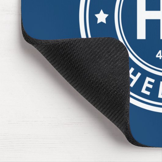 Helium Element Blue Mouse Pad Mousepad (Ecke)