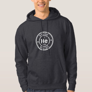 Helium Element Dunkelgraue Kapuzenjacke Hoodie