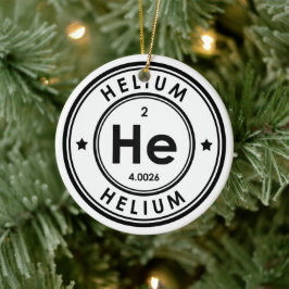 Helium-Element-Keramik-Ornament Keramik Ornament