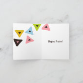 Helium Hamantaschen Purim Karte (Innenseite)