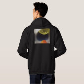 Heliumballon, knallend am Rand Raum Hoodie (Schwarz voll)