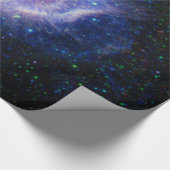 Helix Nebel NASA Weltraumastronomie Lila Geschenkpapier (Ecke)