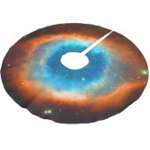 Helix Nebula, Auge des Weltraums Polyester Weihnachtsbaumdecke (Schrägansicht)