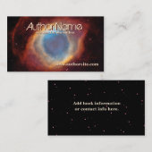 Helix Nebula Business Card Science Fiction Autor Visitenkarte (Vorne/Hinten)